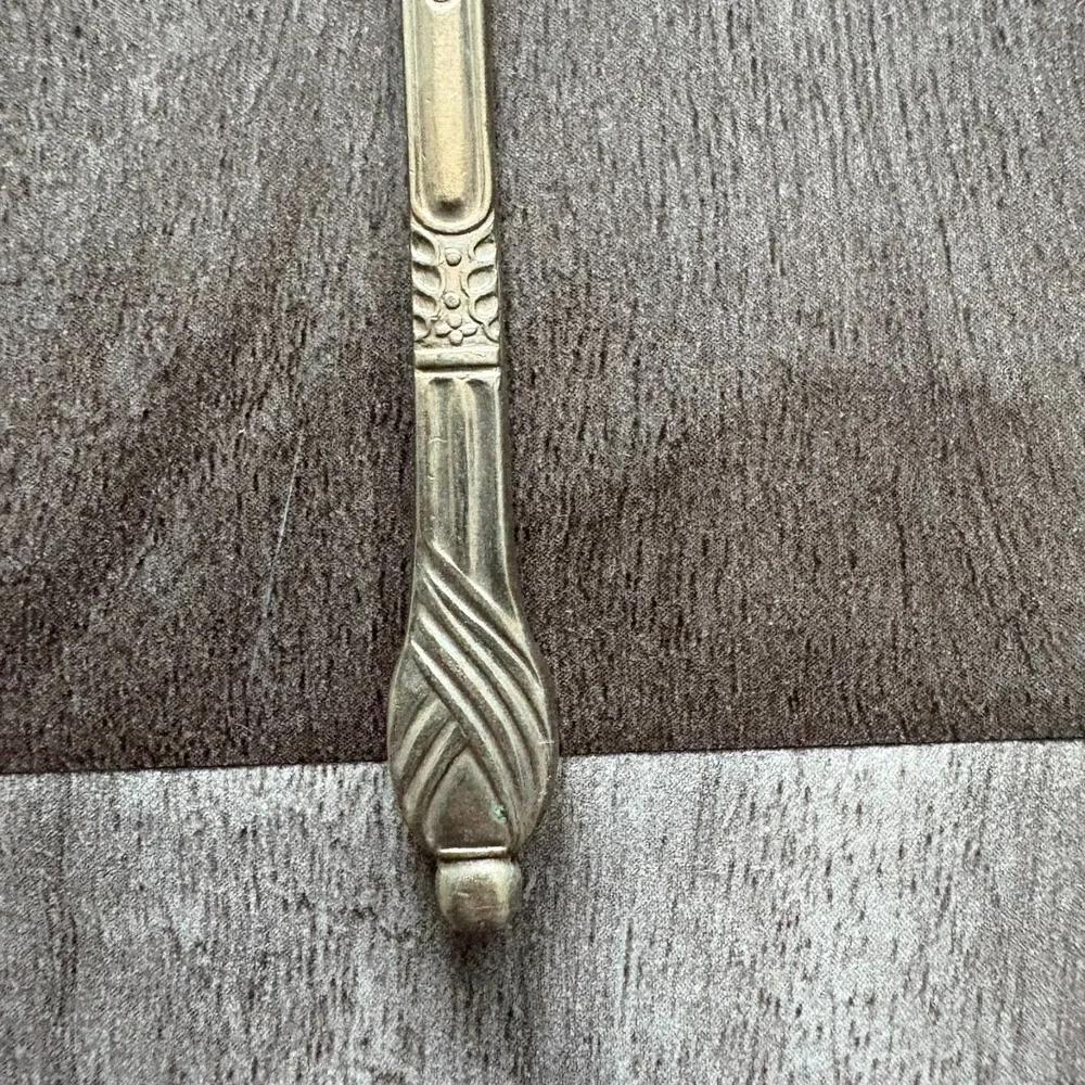 Vintage EPNS Silverplate Teaspoon England Ornate Handle Collectible Flatware